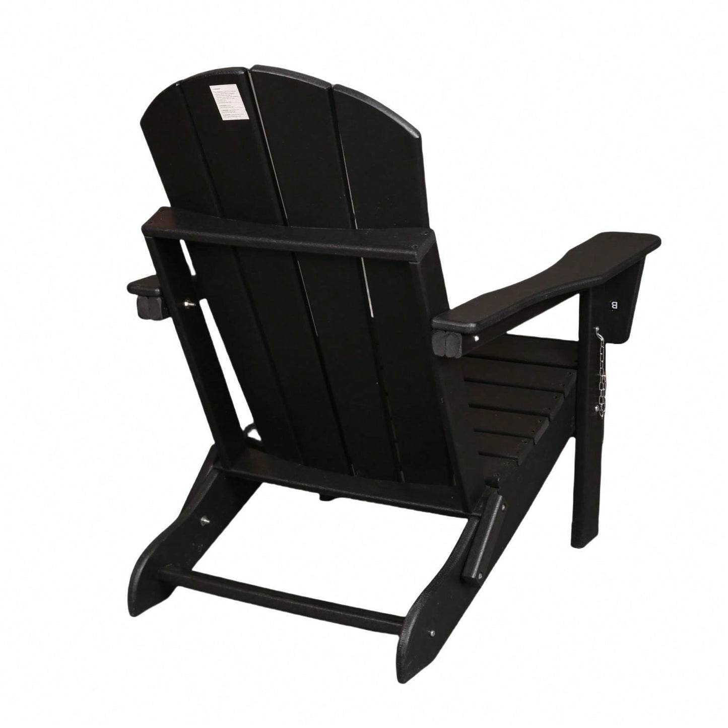 Folding Adirondack Chair, Stackable Arm Rest Ergonomic HDPE All-Weather Adirondack Chair