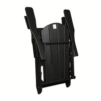 Folding Adirondack Chair, Stackable Arm Rest Ergonomic HDPE All-Weather Adirondack Chair