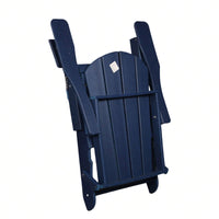 Folding Adirondack Chair, Stackable Arm Rest Ergonomic HDPE All-Weather Adirondack Chair