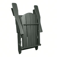 Folding Adirondack Chair, Stackable Arm Rest Ergonomic HDPE All-Weather Adirondack Chair