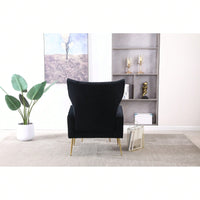 Modern Accent Chair With Ottoman, Comfy Armchair For Living Room, Bedroom, Apartment, Office