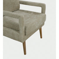 Mid-Century Armchair , Accent Chair With Chenille Armrest & Soft Cushion For Living Room, Bedroom, Home Office, Study