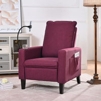 Adjustable Recliner Chair with Cup Holder and Phone Holder for Living Room and Bedroom