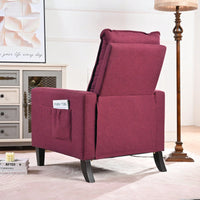 Adjustable Recliner Chair with Cup Holder and Phone Holder for Living Room and Bedroom