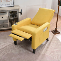 Adjustable Recliner Chair with Cup Holder and Phone Holder for Living Room and Bedroom