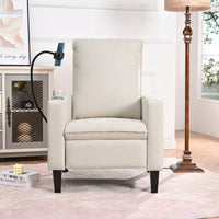 Adjustable Recliner Chair with Cup Holder and Phone Holder for Living Room and Bedroom