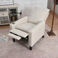 Adjustable Recliner Chair with Cup Holder and Phone Holder for Living Room and Bedroom