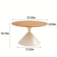 Set Of 2 Coffee Tables With A Marble-Look Top And White Steel Base