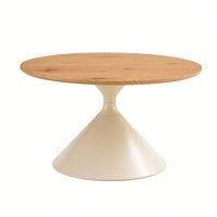 Set Of 2 Coffee Tables With A Marble-Look Top And White Steel Base