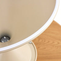 Set Of 2 Coffee Tables With A Marble-Look Top And White Steel Base