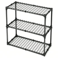 Heavy Duty 3-Shelf Wire Rack 330lb Capacity Easy Assembly Versatile Storage for Garage Home Office Commercial Rust UV Resistant