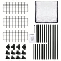 3-Shelf Wire Rack With Cover