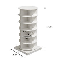 360 Rotating Shoe Organizer, 6 Tier Shoe Cabinet Holds Up To 24 Pairs, Space Saving Spinning Shoe Rack For Closet, Entryway, Bedroom