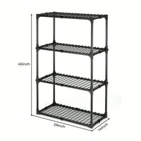 4-Shelf Wire Rack(1Pack) With Cover