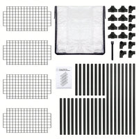 4-Shelf Wire Rack(1Pack) With Cover