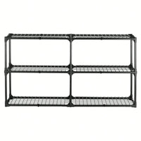 3-SHELF WIRE RACK WITH COVER 2(PACK)