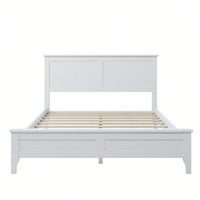 Modern  Solid Wood Full Platform Bed
