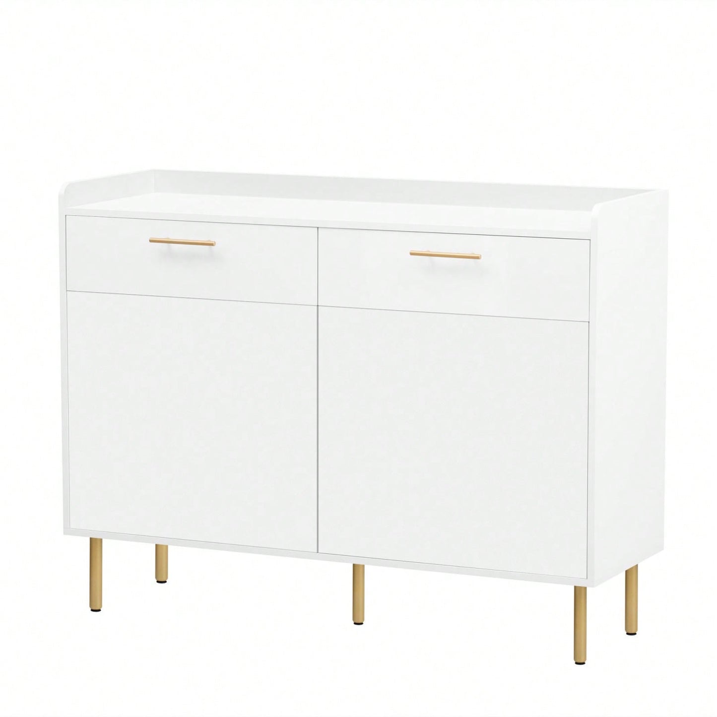 Stylish Modern Storage Cabinet with Drawers and Doors for Living Room or Study Durable MDF Construction Easy Assembly