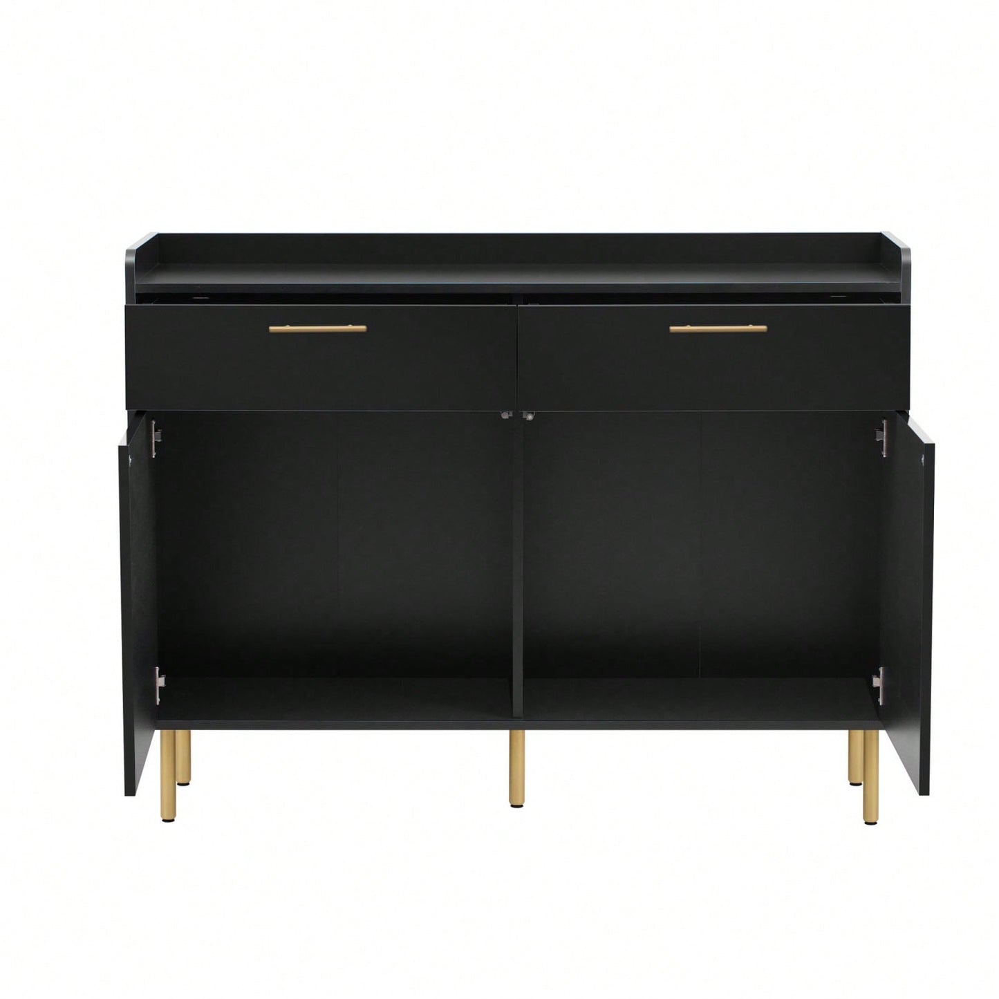 Stylish Modern Storage Cabinet with Drawers and Doors for Living Room or Study Durable MDF Construction Easy Assembly