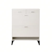 Spacious Shoe Storage Cabinet with Adjustable Shelves Holds 20 Pairs Perfect for Entryway Organization