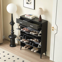 Spacious Shoe Storage Cabinet with Adjustable Shelves Holds 20 Pairs Perfect for Entryway Organization