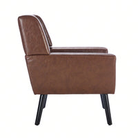 Soft Teddy Material Ergonomics Accent Chair Living Room Chair Bedroom Chair Home Chair With Black Legs For Indoor Home