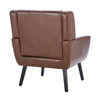 Soft Teddy Material Ergonomics Accent Chair Living Room Chair Bedroom Chair Home Chair With Black Legs For Indoor Home