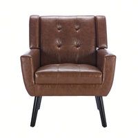 Soft Teddy Material Ergonomics Accent Chair Living Room Chair Bedroom Chair Home Chair With Black Legs For Indoor Home