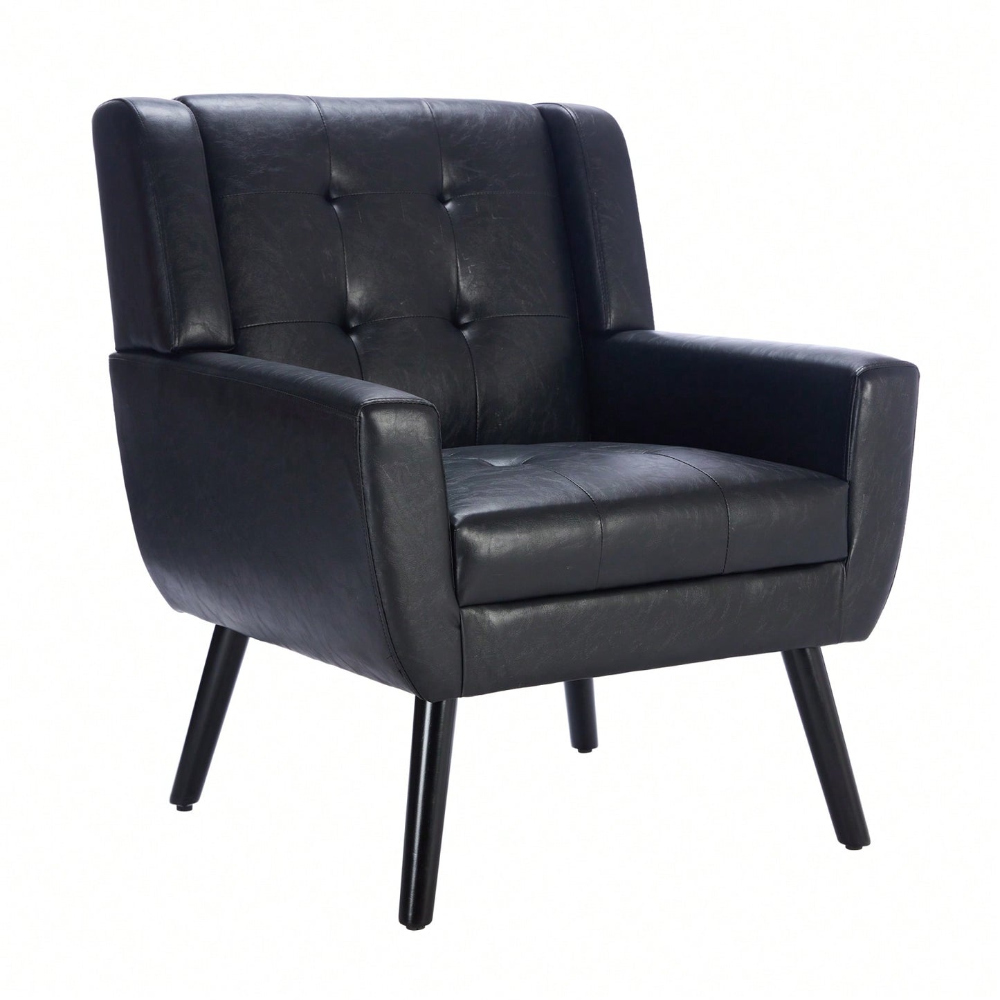 Soft Teddy Material Ergonomics Accent Chair Living Room Chair Bedroom Chair Home Chair With Black Legs For Indoor Home