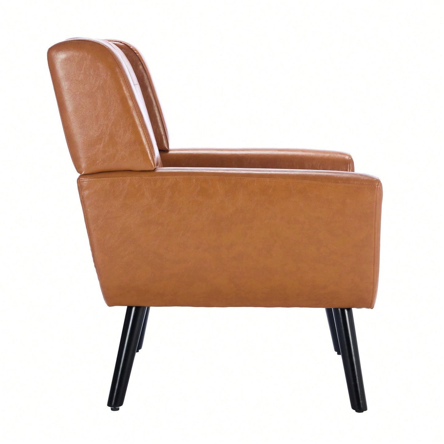 Soft Teddy Material Ergonomics Accent Chair Living Room Chair Bedroom Chair Home Chair With Black Legs For Indoor Home