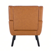 Soft Teddy Material Ergonomics Accent Chair Living Room Chair Bedroom Chair Home Chair With Black Legs For Indoor Home