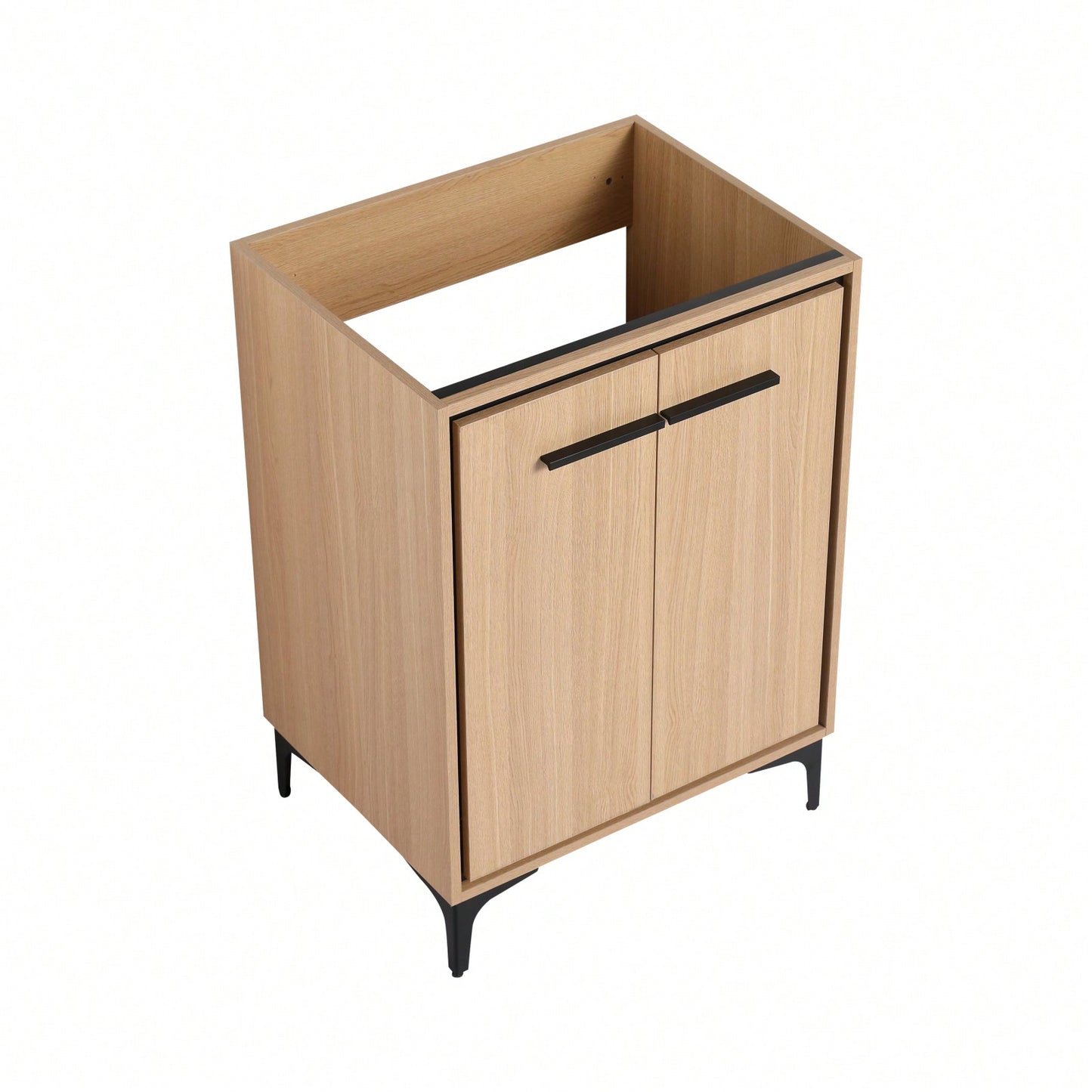 Modern Bathroom Storage Cabinet With 2 Soft Closing Doors, Single Sink Bathroom Vanity