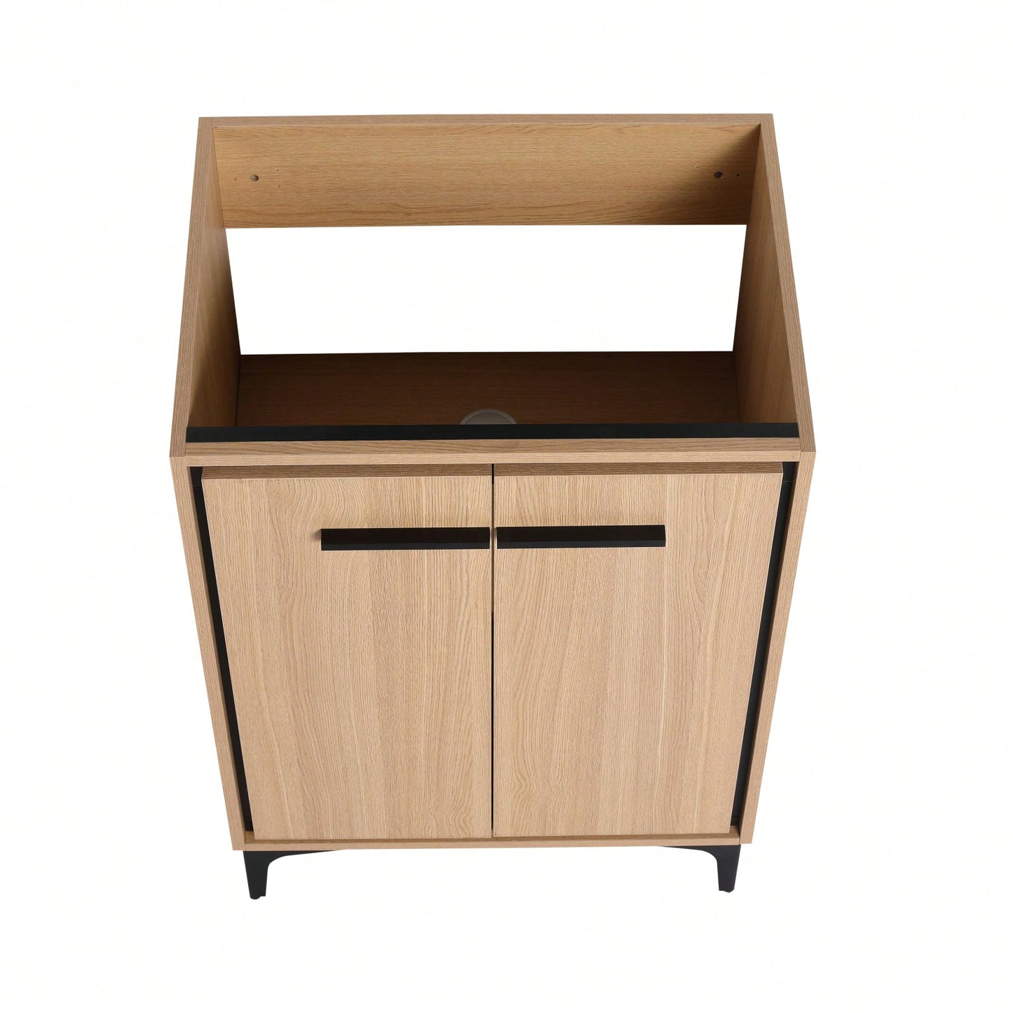 Modern Bathroom Storage Cabinet With 2 Soft Closing Doors, Single Sink Bathroom Vanity