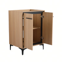 Modern Bathroom Storage Cabinet With 2 Soft Closing Doors, Single Sink Bathroom Vanity