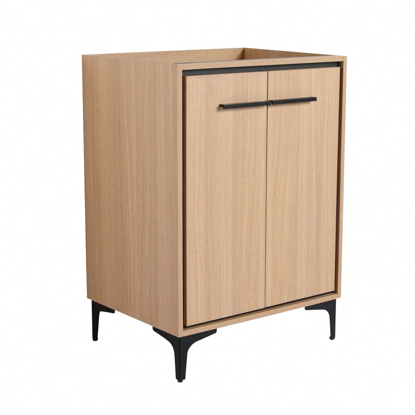 Modern Bathroom Storage Cabinet With 2 Soft Closing Doors, Single Sink Bathroom Vanity