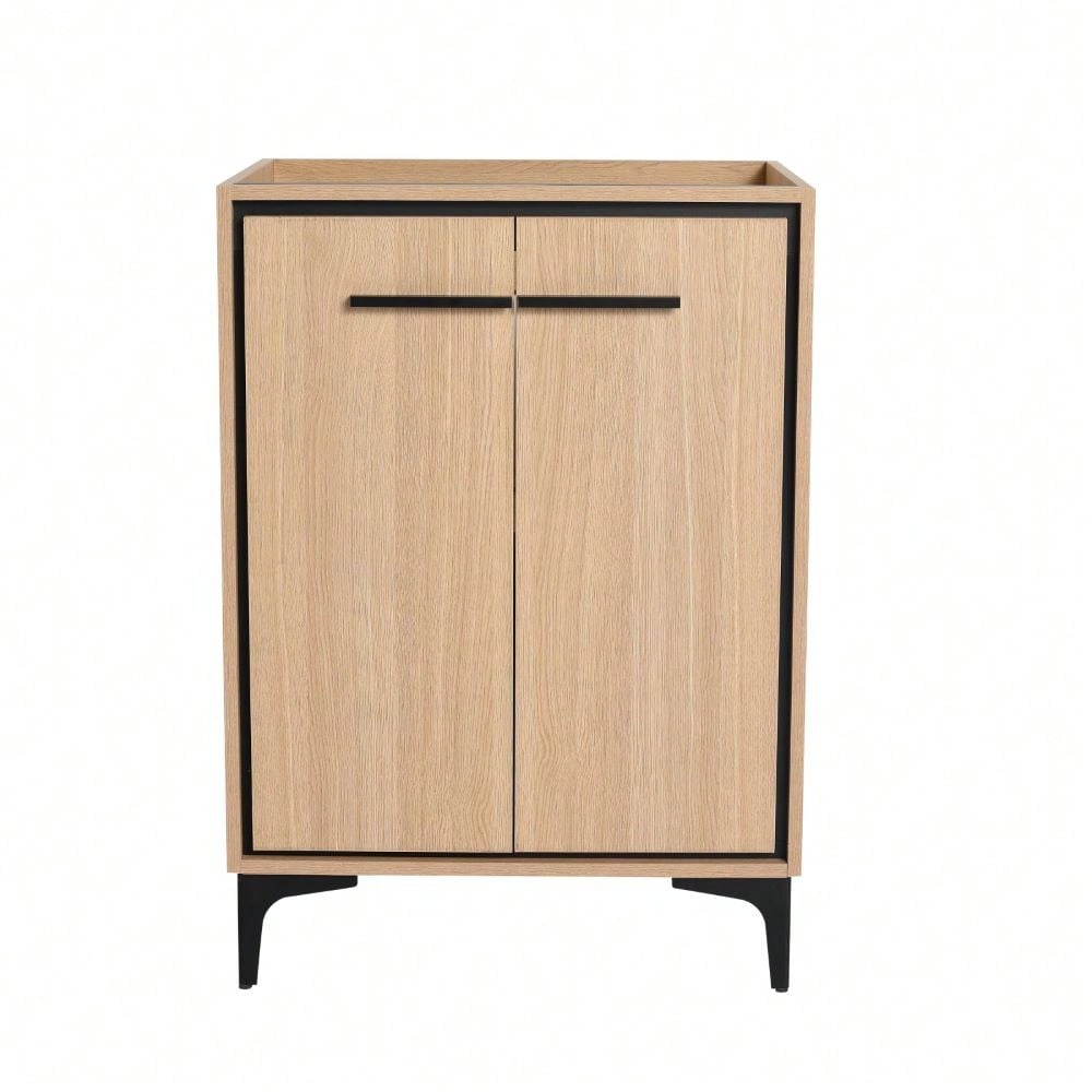 Modern Bathroom Storage Cabinet With 2 Soft Closing Doors, Single Sink Bathroom Vanity