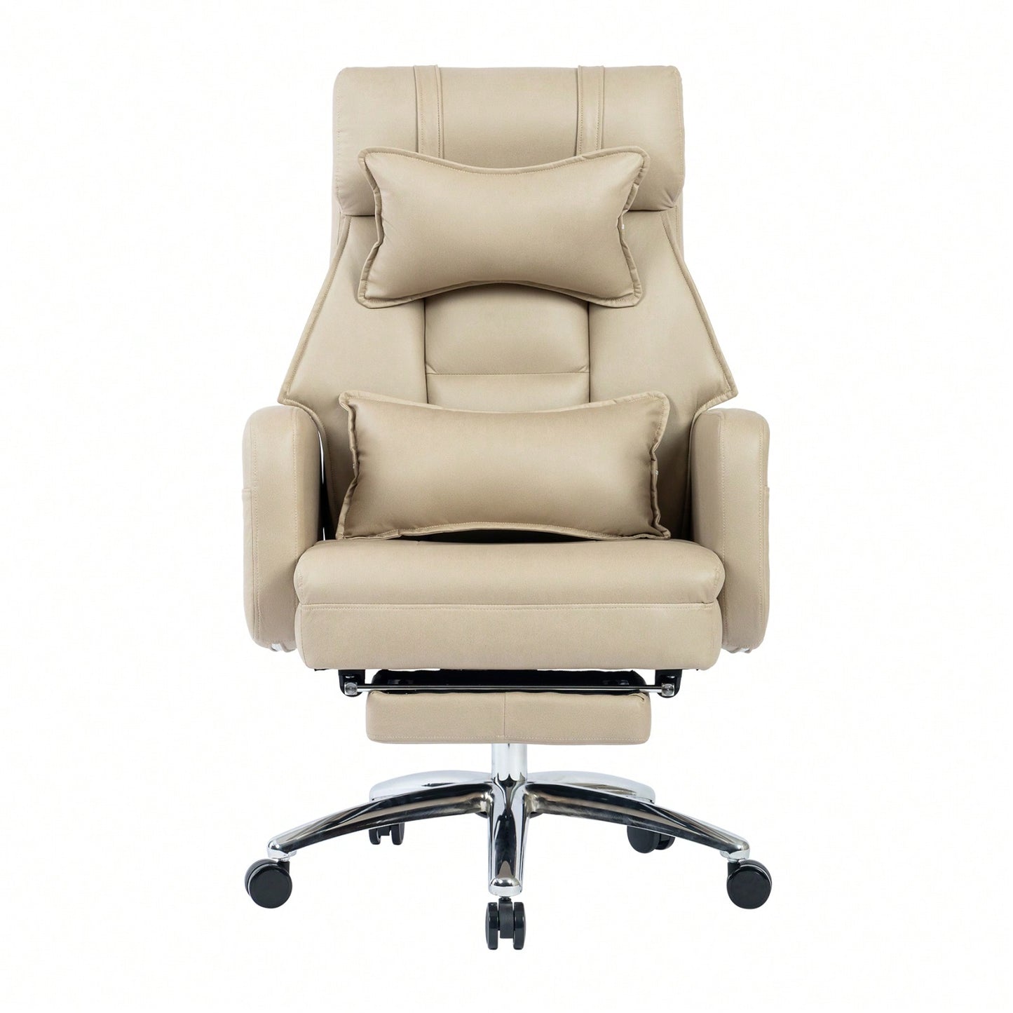 Ergonomic High Back Office Chair with Lumbar Support and Headrest 155° Recline Comfortable Boss Chair