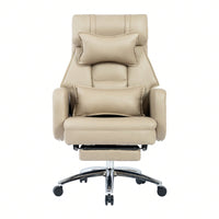 Ergonomic High Back Office Chair with Lumbar Support and Headrest 155° Recline Comfortable Boss Chair