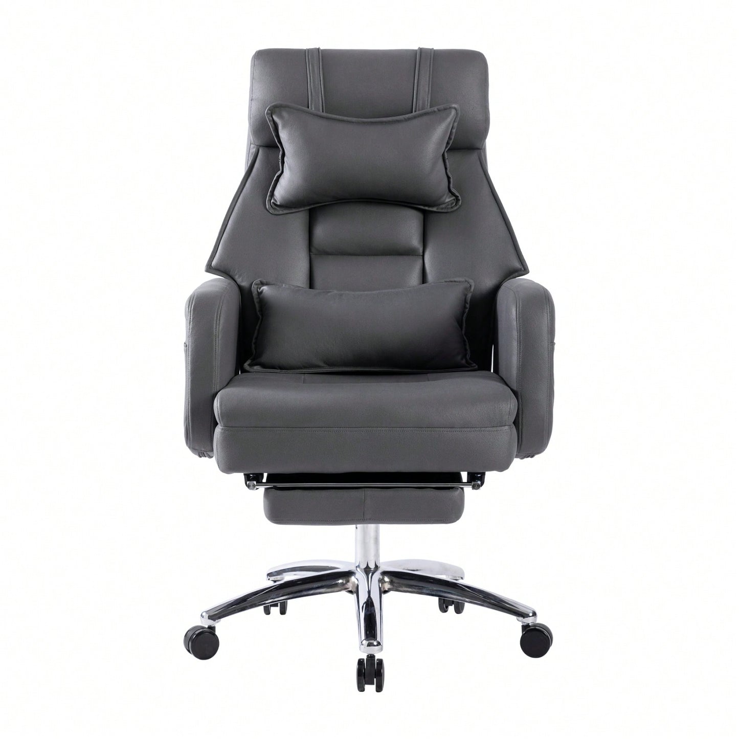 Ergonomic High Back Office Chair with Lumbar Support and Headrest 155° Recline Comfortable Boss Chair
