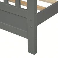 Twin Size Platform Bed Frame With Headboard And Footboard, Wood Slat Support, No Box Spring Needed, Easy Assembly