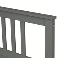 Twin Size Platform Bed Frame With Headboard And Footboard, Wood Slat Support, No Box Spring Needed, Easy Assembly