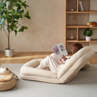 3-Section Foldable Sofa Bed, Multifunctional Sofa Bed