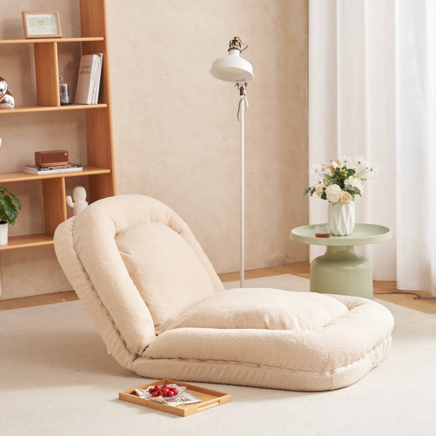 3-Section Foldable Sofa Bed, Multifunctional Sofa Bed