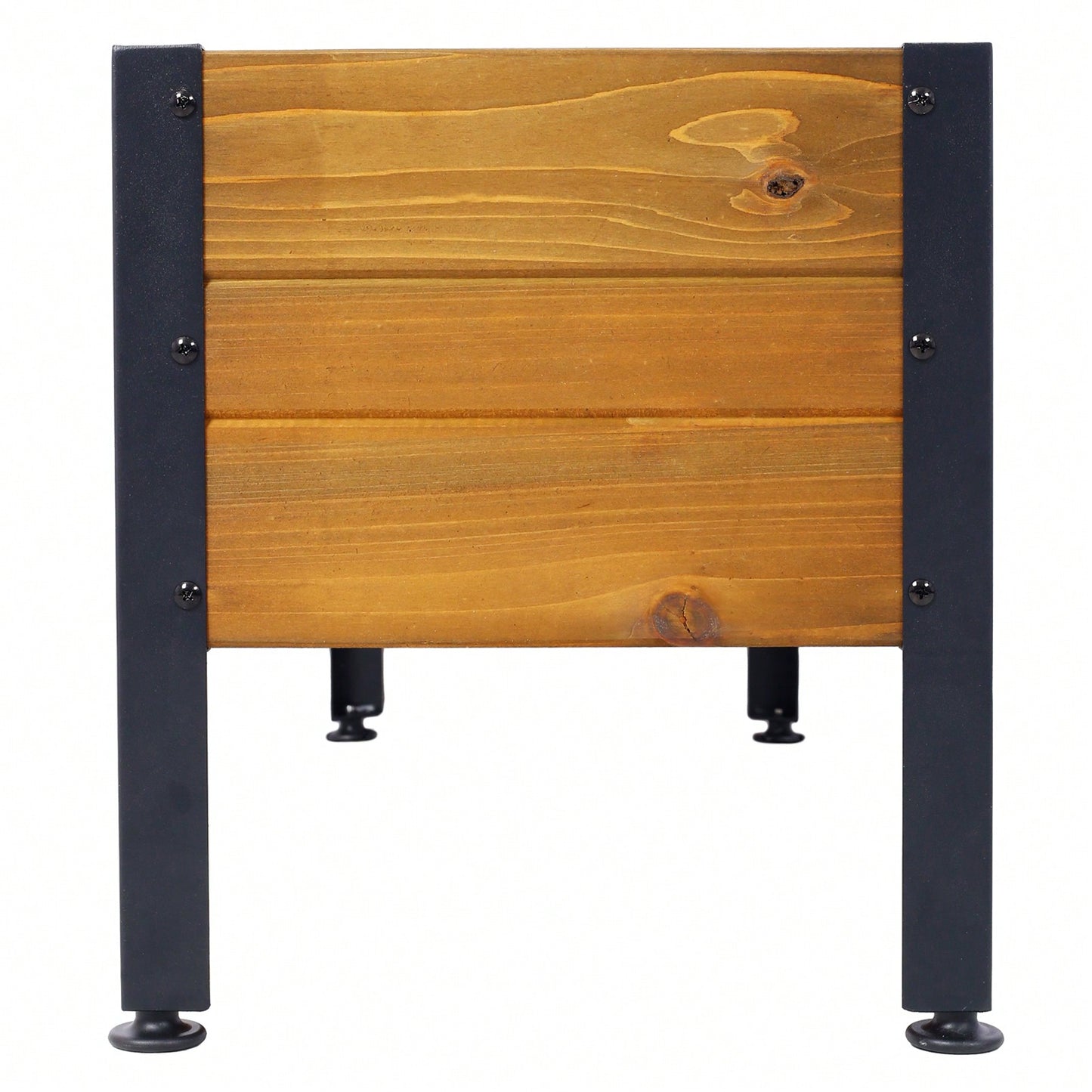 Elevated Wooden Garden Planter Box With Legs for Herbs Vegetables and Flowers Easy Assembly 37 x 12.75 x 14.75 Inches