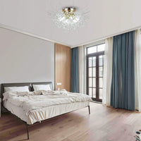 Modern Sputnik Flush Mount Ceiling Light, LED Ceiling Light Fixtures For Bedroom Kitchen Island Entryway Hallway Foyer