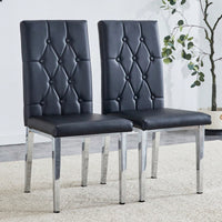 Modern High Back Office Chair with Soft Cushion and Metal Legs for Restaurants and Offices