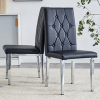 Modern High Back Office Chair with Soft Cushion and Metal Legs for Restaurants and Offices