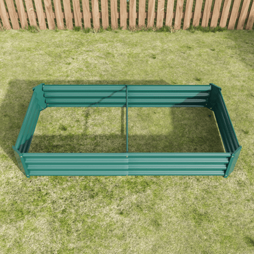 6*3*1ft , Metal Raised  Rectangle Planter Beds For Plants, Vegetables, And Flowers