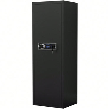 Large Heavy Duty Gun Cabinet for 5-8 Rifles with Electronic Keypad Lock Unassembled Metal Safe