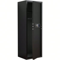 Large Heavy Duty Gun Cabinet for 5-8 Rifles with Electronic Keypad Lock Unassembled Metal Safe